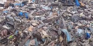 Illegal dumping of 200 tons of animal waste near Greek river