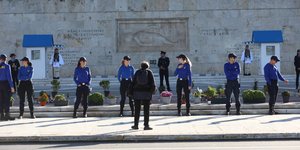 Ισχυρή αστυνομική δύναμη στο Σύνταγμα 