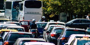 Κυκλοφοριακό χάος στην Αθήνα 