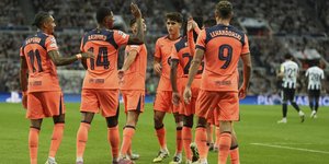 Οι παίκτες της Μπαρτσελόνα