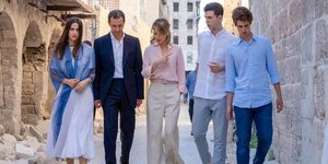 Ο εκδιωχθείς ηγέτης της Συρίας Μπασάρ αλ Άσαντ με την οικογένειά του