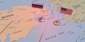 Ο Βερίγγειος πορθμός, το πιο στενό σημείο θάλασσας μεταξύ ΗΠΑ και Ρωσίας 