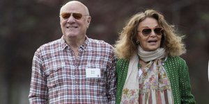 Η Diane von Furstenberg με τον σύζυγό της Μπάρι Ντίλερ