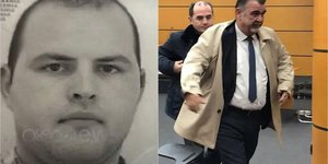 O δράστης στα αριστερά και ο δικαστής που δολοφονήθηκε