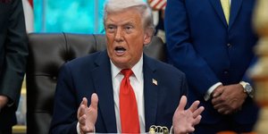 Ο πρόεδρος των ΗΠΑ, Ντόναλντ Τραμπ 