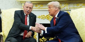 Οι πρόεδροι ΗΠΑ και Τουρκίας, Ντόναλντ Τραμπ και Ρετζέπ Ταγίπ Ερντογάν