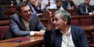 Ευκλείδης Τσακαλώτος και Αλέξης Τσίπρας