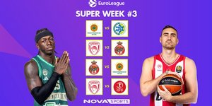 Η «Διαβολοβδομάδα» Νο3 της EuroLeague στο παρκέ του Novasports!