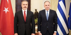 Χακάν Φιντάν και Γιώργος Γεραπετρίτης