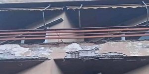 Πτώση σοβάδων μπαλκόνι