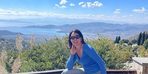 Η Ηρώ Μουκίου στη Μακρυνίτσα στο Πήλιο