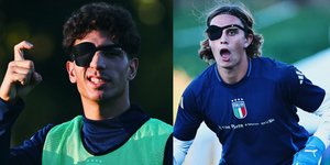 Προπόνηση με κλειστό το ένα μάτι για τους παίκτες της Κ21 της Ιταλίας