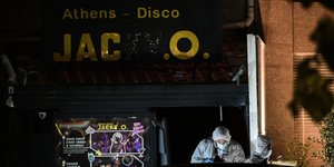 From the explosion in the centre of Athens