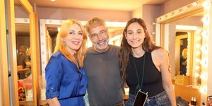 Σμαράγδα Καρύδη, Θοδωρής Αθερίδης, Φωτεινή Αθερίδου