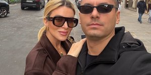 Η Κατερίνα Καινούργιου με τον σύντροφό της Παναγιώτη Κουρουμπλή