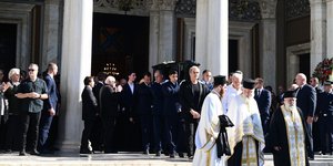 Κηδεία Διονύση Σαββόπουλου/Φωτογραφία: Eurokinissi