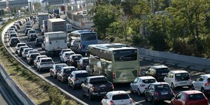 Κίνηση οχημάτων στον Κηφισό