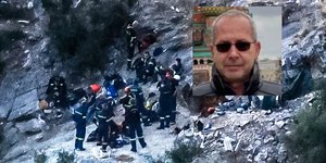 Το σημείο εισόδου στο τούνελ όπου έχασε τη ζωή του ο 53χρονος