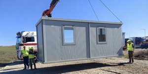 Η ανάδοχος εταιρεία για την αναβάθμιση του συνοριακού σταθμού στους Κήπους Έβρου εγκαθιστά το εργοτάξιο