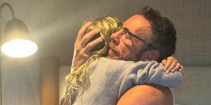 H Κρίστεν Μπελ με τον σύζυγό της 