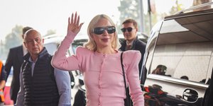 Η Lady Gaga στο αεροδρόμιο του Μιλάνου