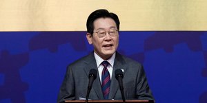 Ο πρόεδρος της Νότιας Κορέας, Λι Τζε Μιουνγκ