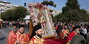 ΛΙτανευση εικόνας Αγίου Δημητρίου