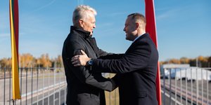 Οι πρόεδροι Πολωνίας και Λιθουανίας, Κάρολ Ναβρόφσκι και Γκιτάνας Νοσέντα εγκαινιάζουν τη «Βαλτική οδό»