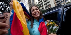 H Μαρία Κορίνα Ματσάδο που κέρδισε το Νόμπελ Ειρήνης 