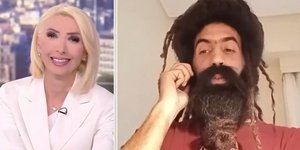 Ο μελισσοκόμος που έγινε viral από τις αντιδράσεις της Μίνας Καραμήτρου επέστρεψε