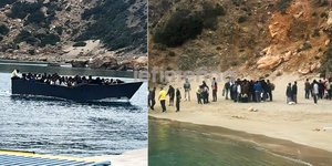 Μετανάστες στην Γαύδο /