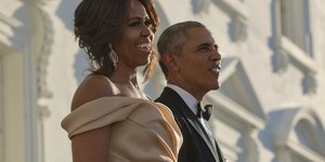 Μισέλ και Μπαράκ Ομπάμα στον Λευκό Οίκο την περίοδο της θητείας του ως πρόεδος των ΗΠΑ