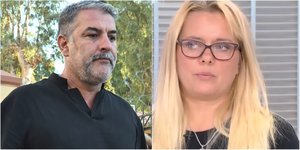 Βασίλης Μπισμπίκης και Μιρέλα Ρούτσι