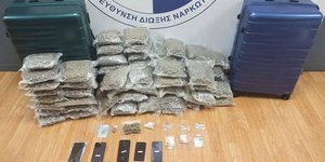 Τα ναρκωτικά που κατασχέθηκαν στο αεροδρόμιο «Ελευθέριος Βενιζέλος»