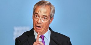 Ο ηγέτης του βρετανικού ακροδεξιού κόμματος Reform UK, Νάιτζελ Φάρατζ 