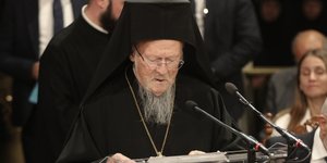 Ο Οικουμενικος Πατριάρχης Βαρθολομαίος