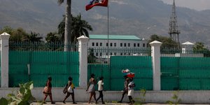 Το Palais National, η έδρα της κυβέρνησης στην Αϊτή