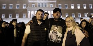 Ο Πάνος Ρούτσι με τη σύζυγό του και τον γιο τους Κριστιάν