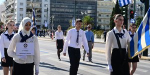 Μαθητική παρελαση στην Αθήνα