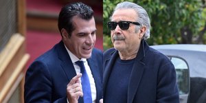 Θάνος Πλεύρης και Λάκης Λαζόπουλος