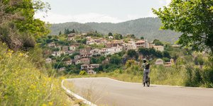 Ποδηλατο στον Πάρνωνα με θέα τη Βαμβακού