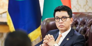 Ο πρόεδρος της Μαδαγασκάρης, Άντρι Ρατζοέλινα