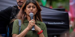 Η γαλλοπαλαιστίνια ευρωβουλεύτρια Ριμά Ασάν