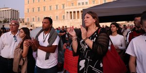 Πάνος Ρούτσι και Ζωή Κωνσταντοπούλου 