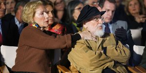 O Διονύσης Σαββόπουλος με τη σύζυγό του