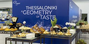 Στιγμές από την ξεχωριστή γαστρονομική εκδήλωση στο Αεροδρόμιο Θεσσαλονίκης «Μακεδονία» με αφορμή την Παγκόσμια Ημέρα Τουρισμού
