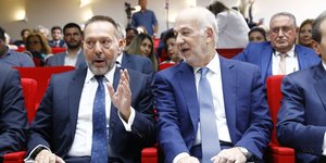 Ο Γιάννης Στουρνάρας με τον υπ. Δικαιοσύνης Γ. Φλωρίδης