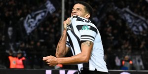 Ο έξαλλος πανηγυρισμός του Τάισον, μετά το γκολ της ισοφάρισης