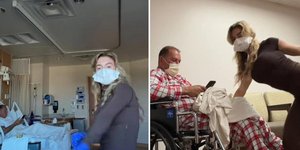 Influencer Slammed for Dancing Beside Hospitalized Father in TikTok Videos