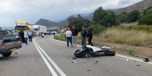 Τροχαίο στην Ιτέα με μηχανή